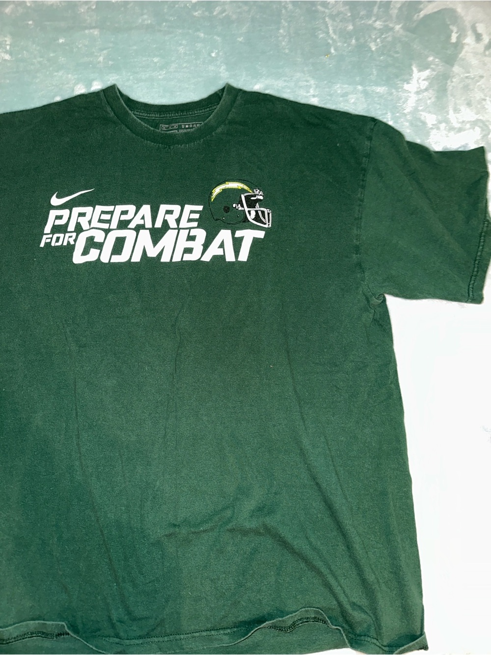 Nike 'Prepare for Combat' Dark Green Graphic Tee